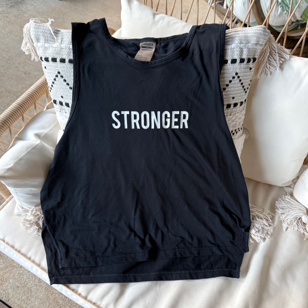 Stronger Black Workout Tank